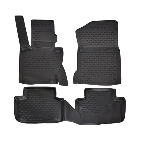 For specific model Rubber floor mats for BMW X3 E83 2003-2006 2006-2010 4pcs | races-shop.com