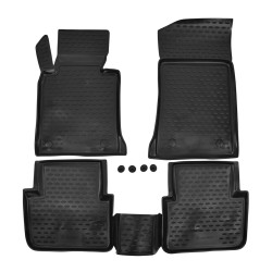 Rubber floor mats for BMW 3-serie E46 1998-2005 4pcs