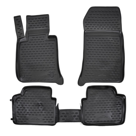 For specific model Rubber floor mats for BMW 3-serie E90 /E91 2006-2015 4pcs | races-shop.com