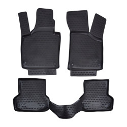 Rubber floor mats for AUDI A3 8P 3D 2003-2012 4pcs