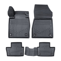 Rubber car floor mats for Nissan Qashaqai 1.3 Gasoline model 2022-up 4pcs