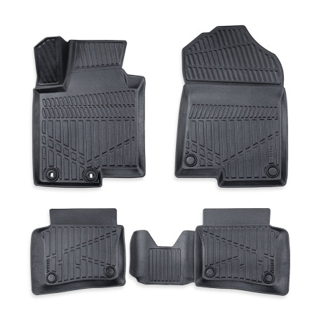 For specific model Rubber car floor mats for Hyundai i20 2021-up/ Hyundai Bayon 2021-up 4pcs | races-shop.com