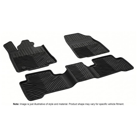 For specific model Rubber car floor mats for Bmw X3 G01 2017-2024 4pcs | races-shop.com