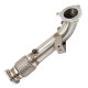 Down pipes and dump pipes Downpipe for VW Golf 1,8T 200 CPSI CAT | races-shop.com