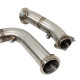 Down pipes and dump pipes Downpipe for BMW F80 M3 2014+ | races-shop.com