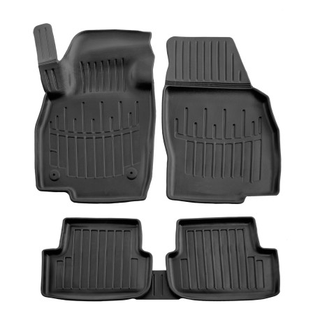 For specific model 3D rubber floor mats for VOLKSWAGEN T-Cross 2019-up 5pcs | races-shop.com