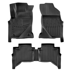 3D rubber floor mats for TOYOTA Hilux 4D 2015-up