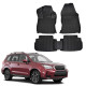 For specific model 3D rubber floor mats for SUBARU Forester 2018-2024 5pcs | races-shop.com