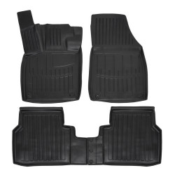 3D rubber floor mats for SKODA ENYAQ IV 2021-up 4pcs