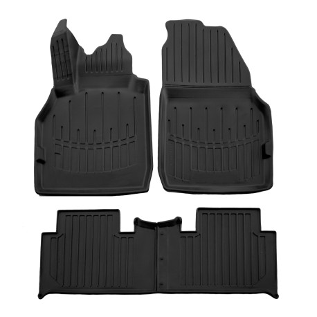 For specific model 3D rubber floor mats for RENAULT Scenic 2 2003-2009 4pcs | races-shop.com