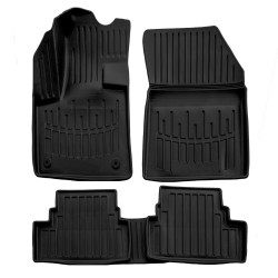 3D rubber floor mats for PEUGEOT 3008 mk2 2017-2024 5pcs