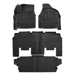 3D rubber floor mats for DODGE Grand Caravan 5 2008-2020 4pcs