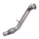 Down pipes and dump pipes Downpipe RACES for BMW E81 E82 E87 E88 N47 116D-123D 520D 318D 316 D | races-shop.com