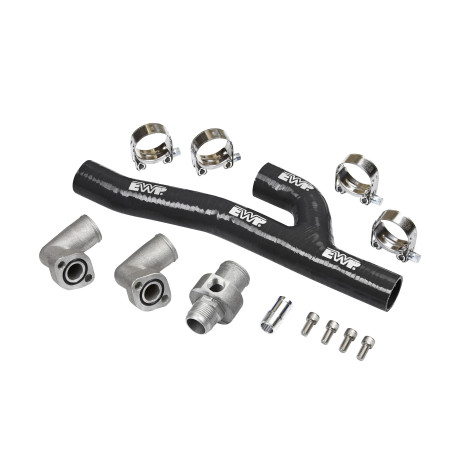 Water pumps Big Block Chevy EWP Block Adapter - Black Hose | races-shop.com