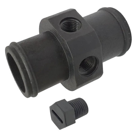Water pumps DAVIES CRAIG inline temperature sensor adapter 35 mm (2x 1/4" NPT + plug), 0419 | races-shop.com