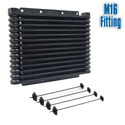 Universal Engine/Trans Oil Cooler (32mm) 14-Row M16