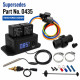Fan controller kit Digital Thermatic Twin Fan Switch with 1/4"" NPT Thermal Sensor Kit with 35mm Inline Adaptor | races-shop.com