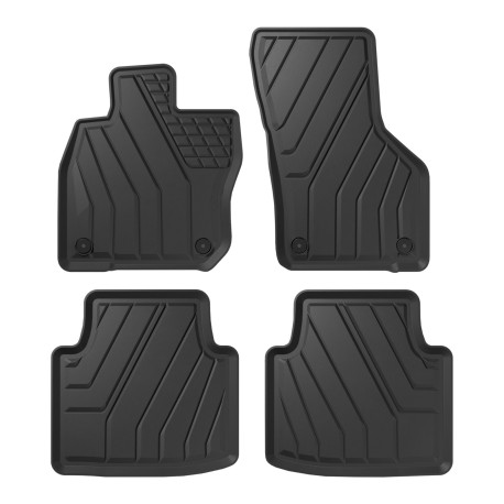 For specific model Eco rubber floor mats 4pcs for VOLKSWAGEN VW Passat B9 / Variant 2023-up | races-shop.com