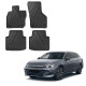 For specific model Eco rubber floor mats 4pcs for VOLKSWAGEN VW Passat B9 / Variant 2023-up | races-shop.com