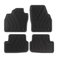 Eco rubber floor mats 4pcs for Seat IBIZA V 2017-up