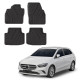 For specific model Eco rubber floor mats 4pcs for Mercedes B W247 2018-up | races-shop.com