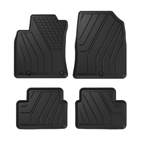 For specific model Eco rubber floor mats 4pcs for Kia Xceed 2019-up | races-shop.com