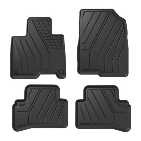 For specific model Eco rubber floor mats 4pcs for Hyundai Tucson 4 2020-up | races-shop.com