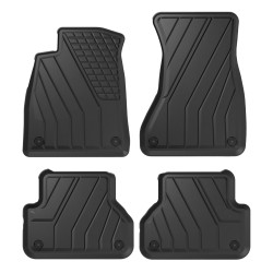 Eco rubber floor mats 4pcs for Audi A4 B9 2015-2024