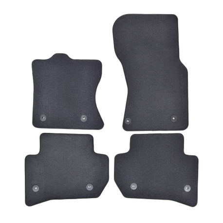 For specific model Premium anthracite velour car mats for LANDROVER Range Rover Velar 2018-up 4pcs | races-shop.com