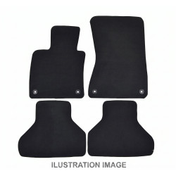 Premium anthracite velour car mats for FORD Ranger T6/T7 2013-up 4pcs