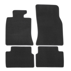 Premium anthracite velour car mats for BMW Mini Cooper 2006-2010 4pcs