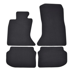 Premium anthracite velour car mats for BMW 5 F10 / F11 2011-2017 4pcs