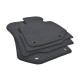 For specific model Premium anthracite velour car mats for BMW 3 E36 1990-1998 4pcs | races-shop.com