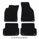For specific model Premium Black velour car mats for PEUGEOT 5008 7 seats 2024-up 5pcs | races-shop.com