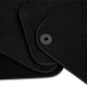 For specific model Premium Black velour car mats for PEUGEOT 5008 7 seats 2024-up 5pcs | races-shop.com