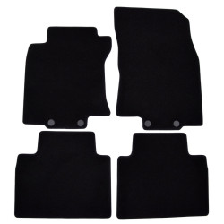 Premium Black velour car mats for NISSAN X-Trail T31 2007-2013 4pcs