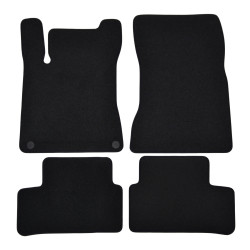 Premium Black velour car mats for MERCEDES CLA X118 C118 2019-up 4pcs