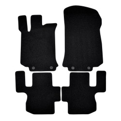 Premium Black velour car mats for MERCEDES R-Class 2011-2013 4pcs