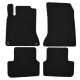 For specific model Premium Black velour car mats for MERCEDES B W246 2012-2018 4pcs | races-shop.com