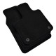 For specific model Premium Black velour car mats for FIAT 500e electric 2020-up 4pcs | races-shop.com