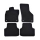 For specific model Premium Black velour car mats for CUPRA Leon 2020-up 4pcs | races-shop.com