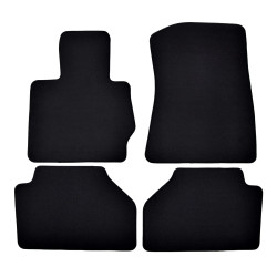Premium Black velour car mats for BMW X3 F25 2010-2017 4pcs