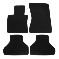 Premium Black velour car mats for BMW X5 F15 2013-2018 4pcs