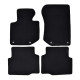 For specific model Premium Black velour car mats for BMW 3 E36 1990-1998 4pcs | races-shop.com
