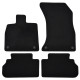 For specific model Premium Black velour car mats for AUDI Q5 2017-2023 4pcs | races-shop.com