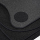 For specific model Premium Black velour car mats for AUDI Q4 e-tron 2021-up 4pcs | races-shop.com