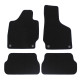 For specific model Premium Black velour car mats for AUDI TT 8J 2006-2014 4pcs | races-shop.com