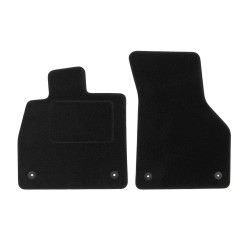 Premium Black velour car mats for AUDI TT 8S coupe 2015-up 2pcs