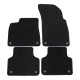 For specific model Premium Black velour car mats for AUDI Q8 2018-up 4pcs | races-shop.com