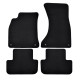 For specific model Premium Black velour car mats for AUDI A4 B9 2015-2024 4pcs | races-shop.com